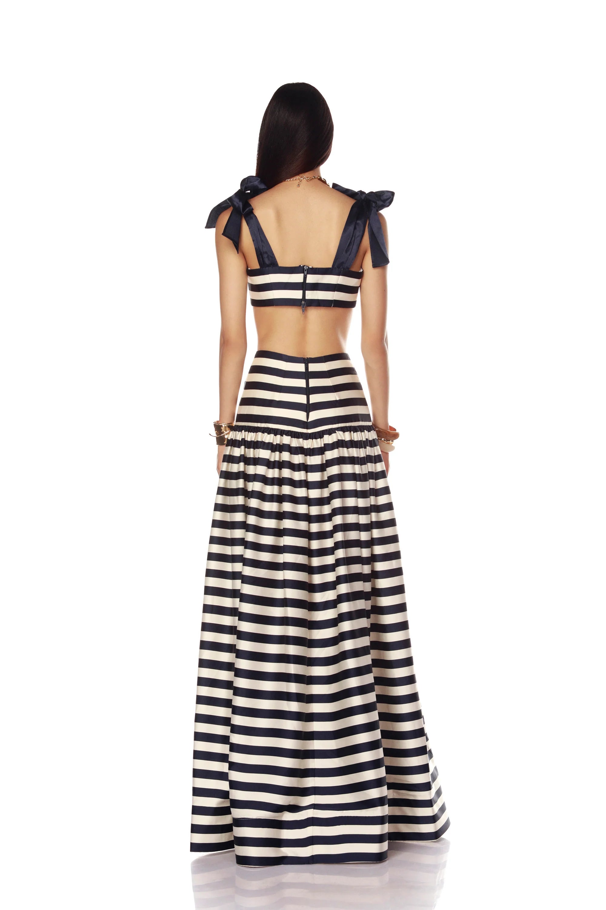 Striped MaxiI Skirt