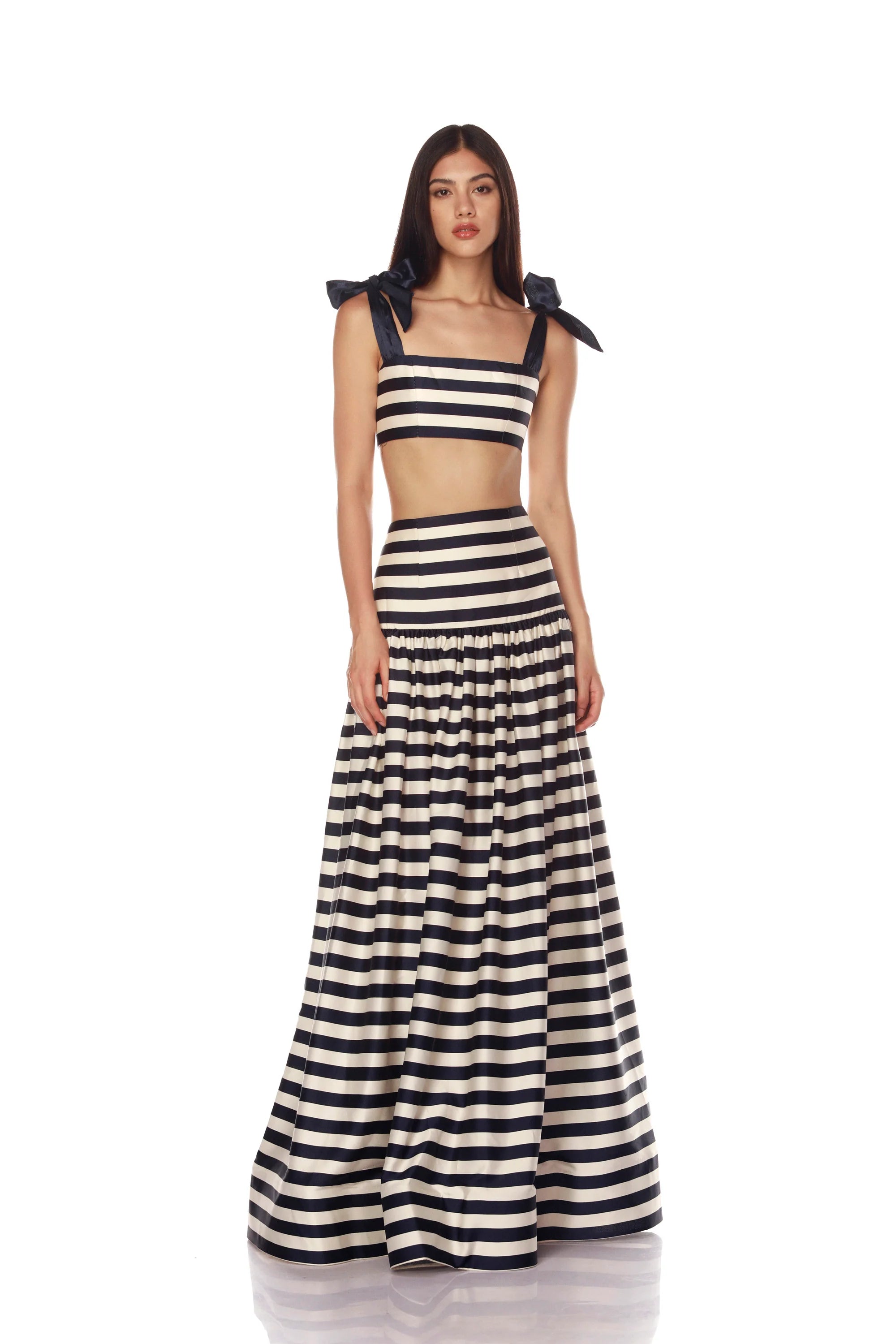 Striped MaxiI Skirt