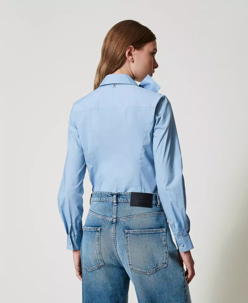 Poplin shirt with bow (CAMICIA)
