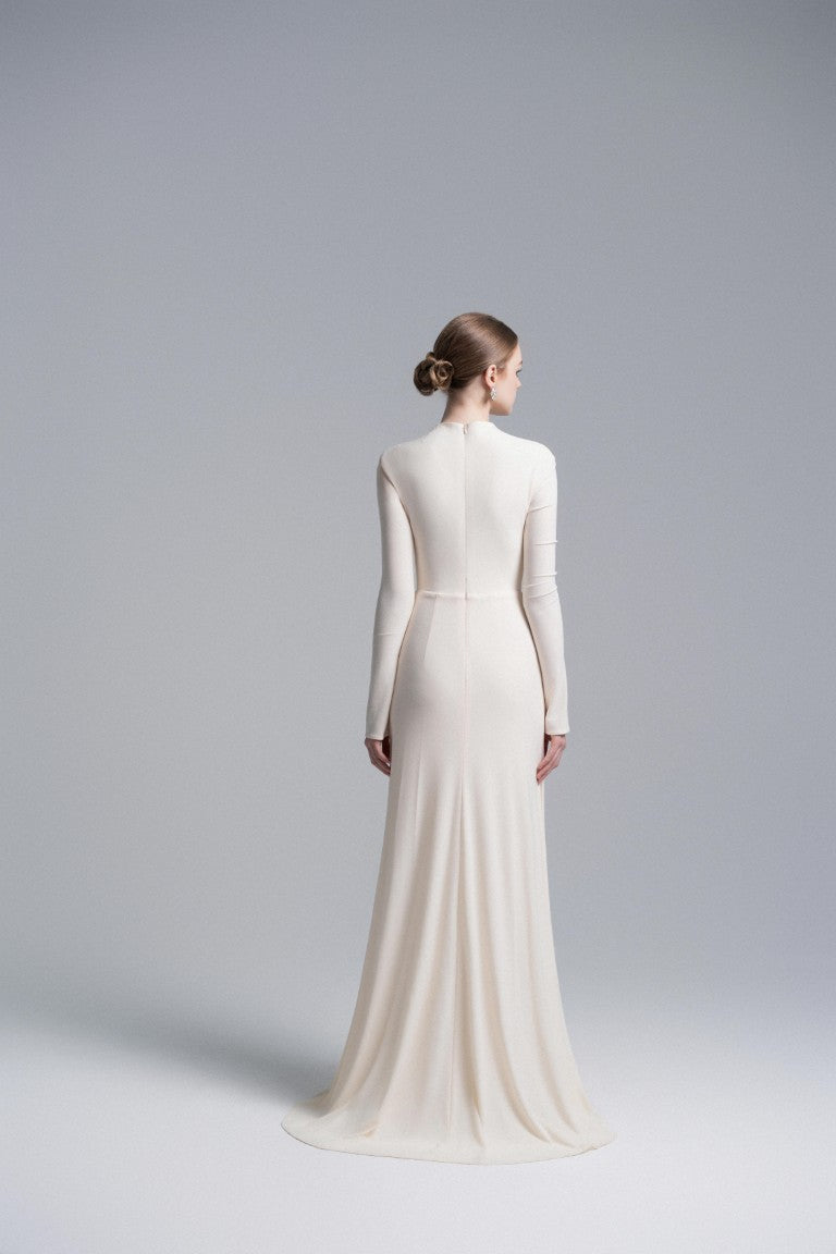 Elysian Bodice Mermaid Dress in Cream