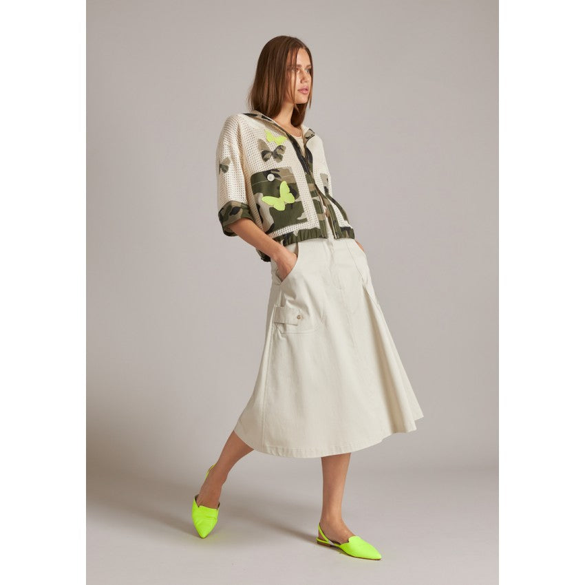 Chic Knit Openwork Jacket